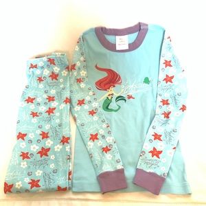 Hanna Andersson Disney Little Mermaid Pajama set